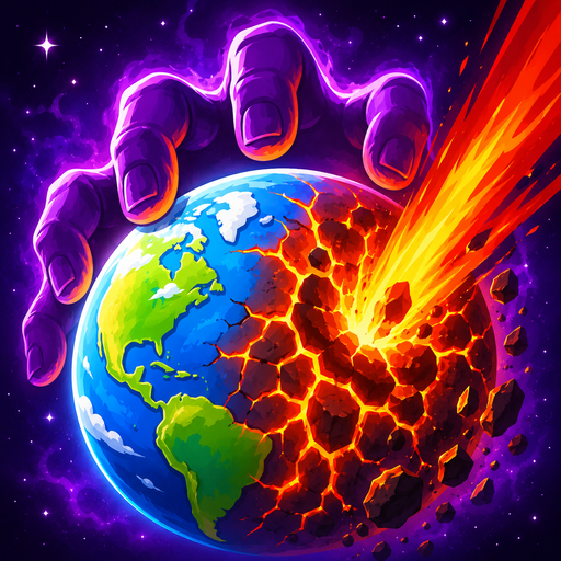Destroy Earth: God Simulator Logo